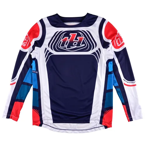 Troy Lee Designs Youth GP Pro Jersey Wavez (Navy/Red)