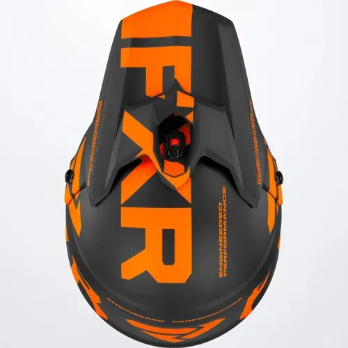 FXR Torque Team Helmet - Black/Orange - Adult XS - 220620-1030-04