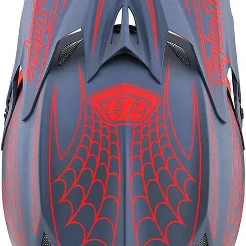 D3 Fiberlite Helmet SPIDERSTRIPE GRAY/RED SIZE X-LARGE