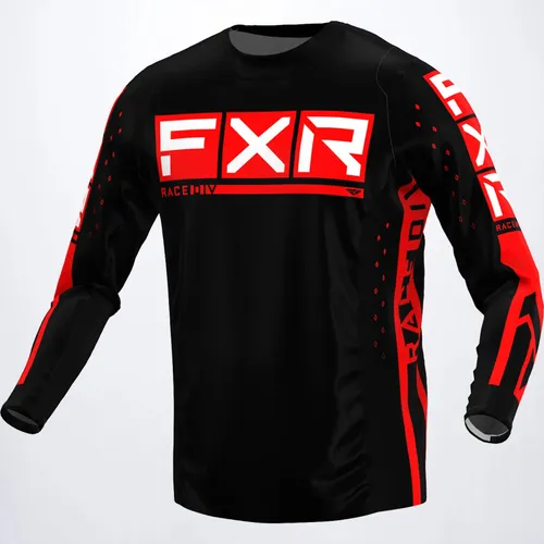 FXR Podium Pro LE MX Jersey - Black/Red 223322-1020- 
