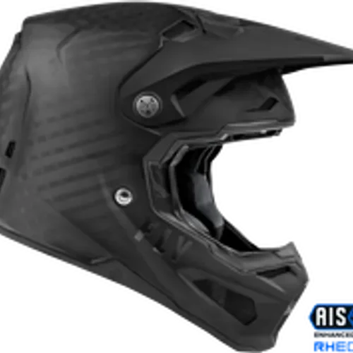 FLY RACING YOUTH FORMULA CARBON SOLID HELMET MATTE BLACK YOUTH LARGE 73-4429YL