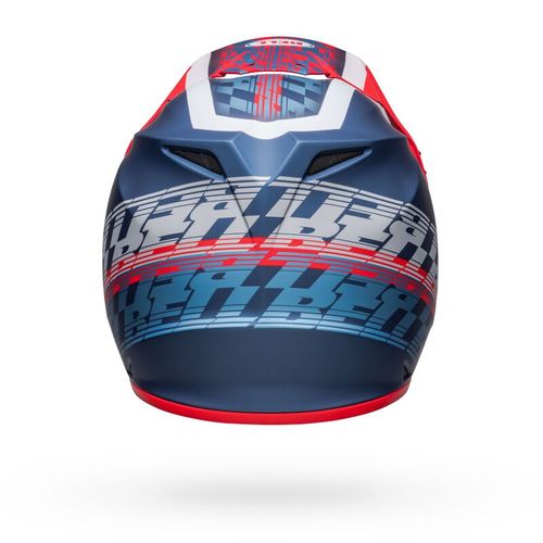 Bell MX-9 MIPS Helmet - Offset Matte Metallic Blue/White - Adult XL - 7136339
