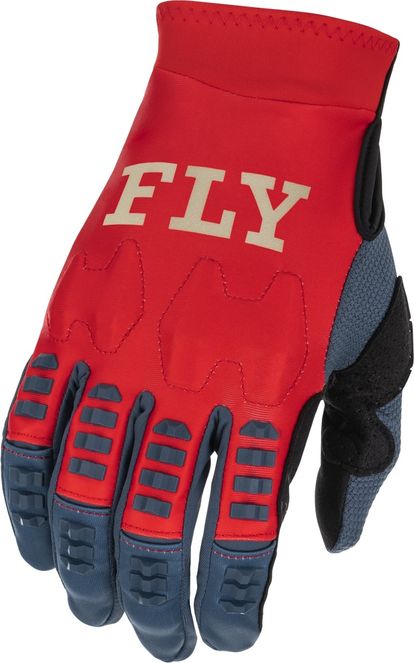 FLY RACING EVOLUTION DST GLOVES - RED/GREY