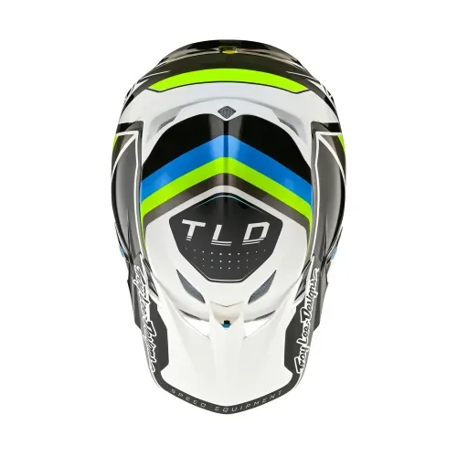 Troy Lee Designs SE5 Composite Helmet Reverb (White/Blue)