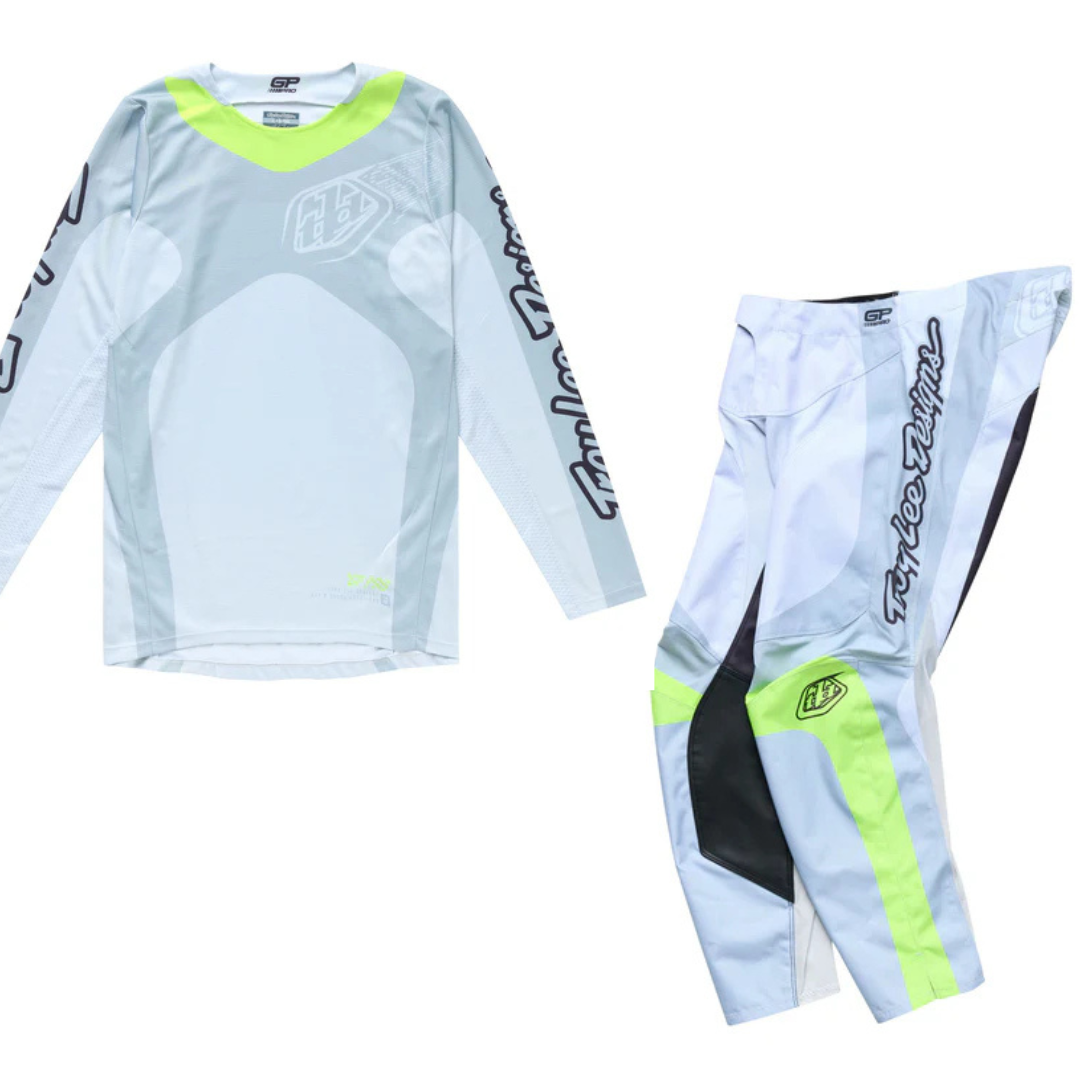 Troy Lee Designs GP Pro Frames Vapor/Gray Jersey + Pant Set