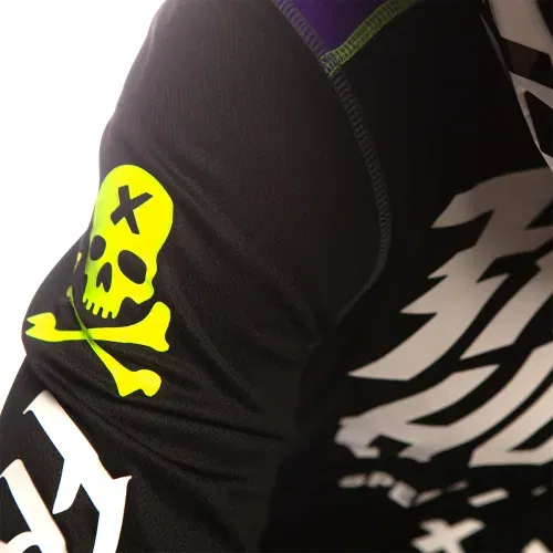Fasthouse Grindhouse Rufio Jersey - Black/Purple - Medium