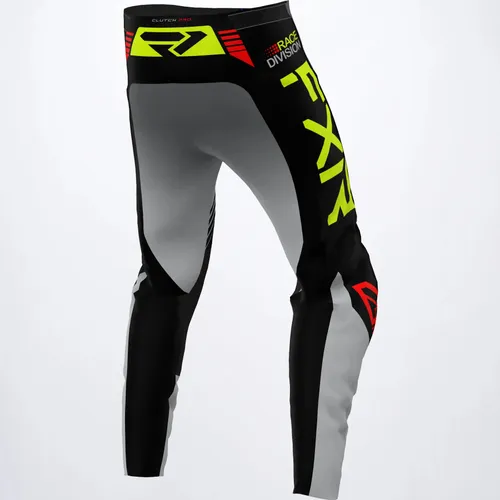 FXR Youth Clutch Pro MX Pant - Grey/Black/Hi-Vis - Youth 22 - 233355-0765-22