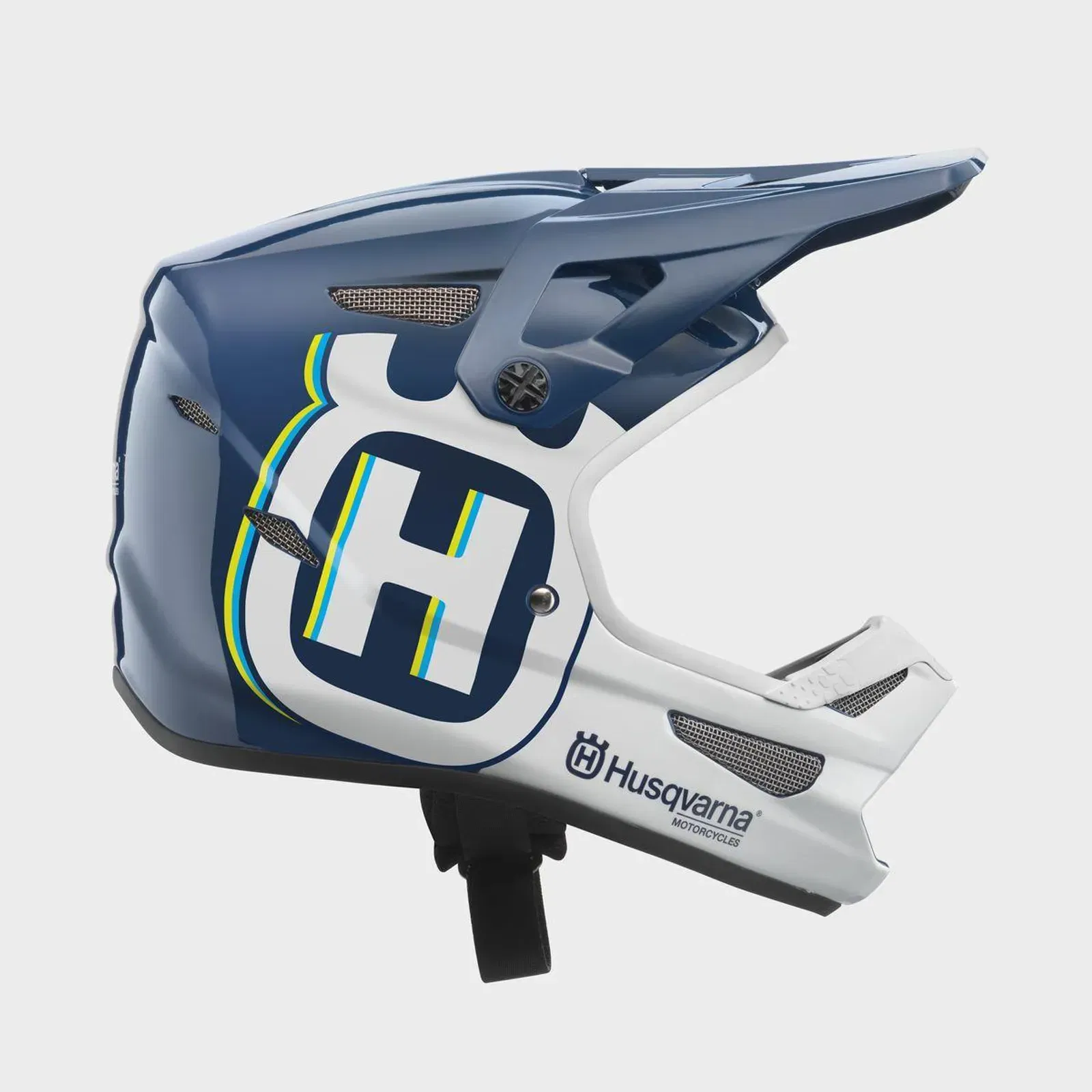 超レア！ Husqvarna ヘルメット メッシュフェイスガード付 希少