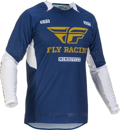 FLY RACING EVOLUTION DST JERSEY - NAVY/WHITE/GOLD - ADULT 375-123