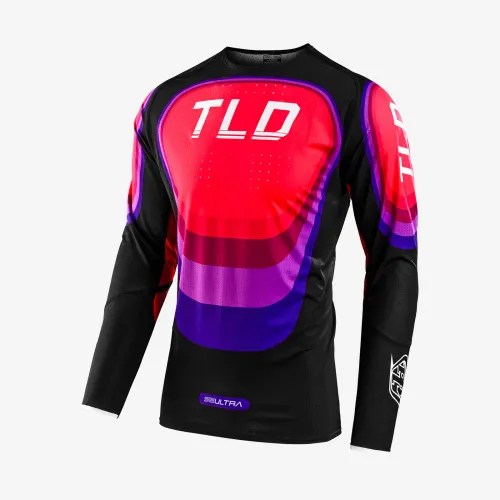 Troy Lee Designs SE Ultra Jersey Reverb (Black/Glo Red)