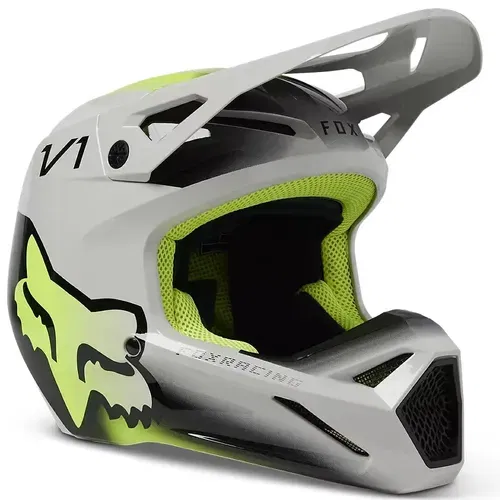 FOX RACING YOUTH V1 TOXSYK HELMET - STEEL GRAY - YOUTH SMALL - 29731-172-YS