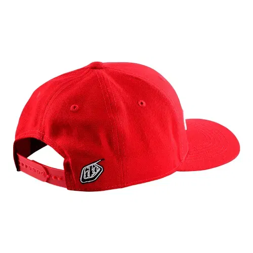 Troy Lee Designs Snapback Hat Signature (Red/White) 766565020