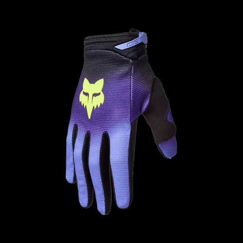 FOX Youth 180 Interfere Gloves BLACK/BLUE 32038-013-