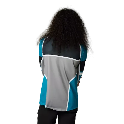 Fox Racing Bayl Long Sleeve Jersey Tee (Maui Blue) 29956-551