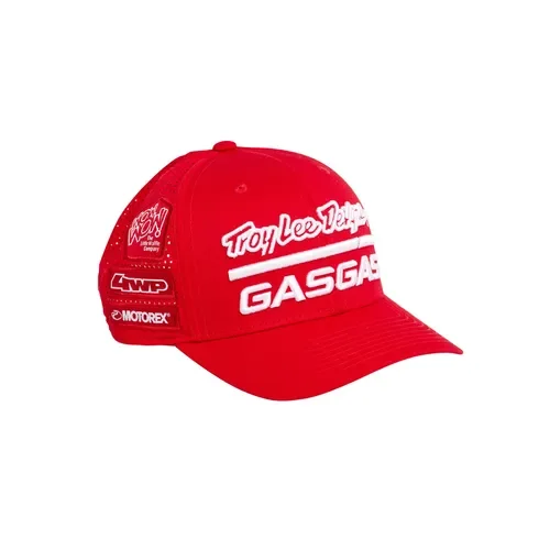 TLD GASGAS TEAM CURVED CAP (RED)