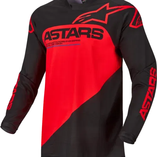 ALPINESTARS RACER SUPERMATIC JERSEY - BLACK/BRIGHT RED - MEDIUM