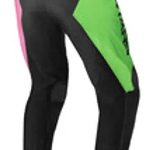 ALPINESTARS YOUTH RACER COMPASS PANTS (BLK/GRN NEON/PINK FLUO) YOUTH SIZES