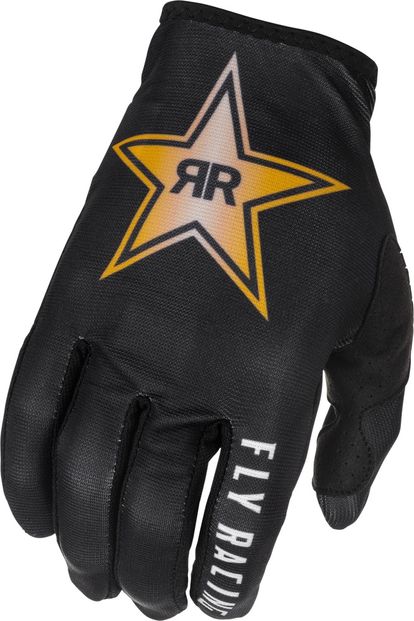 Fly Racing Lite Rockstar Gloves - Black/Gold - 374-013
