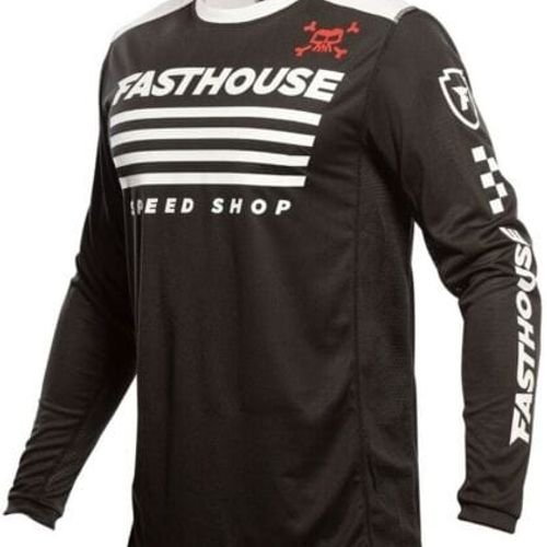 Fasthouse Grindhouse Halt Jersey Black / White