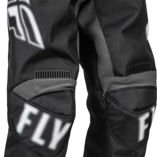 FLY RACING YOUTH F-16 PANTS (BLACK/WHITE)