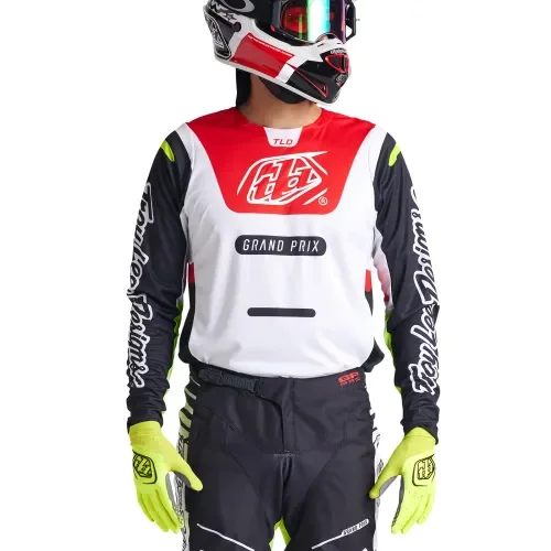 Troy Lee Designs GP Pro Jersey Blends (White/Glo Red)