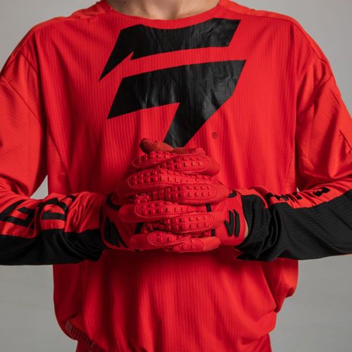 SHIFT BLACK PRO GLOVES - RED - SMALL