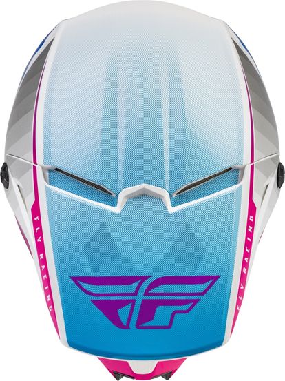 FLY RACING KINETIC DRIFT HELMET - PINK/WHITE/BLUE 73-8644