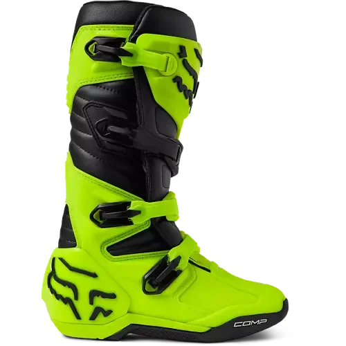 Fox Racing Comp Boots (Fluorescent Yellow)