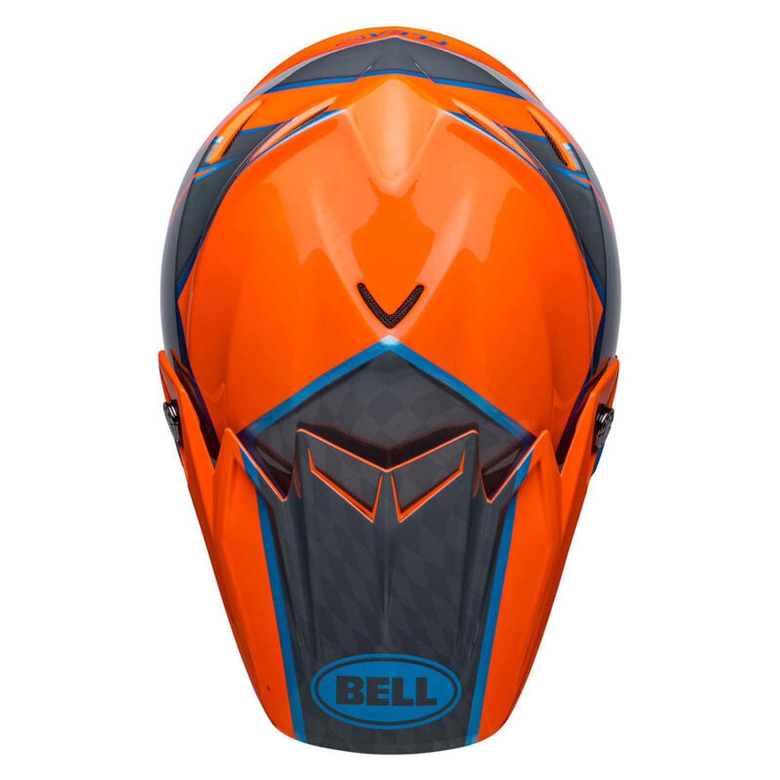 Bell Moto-9S Flex - Sprite Orange/Gray - Adult Medium - 7148443