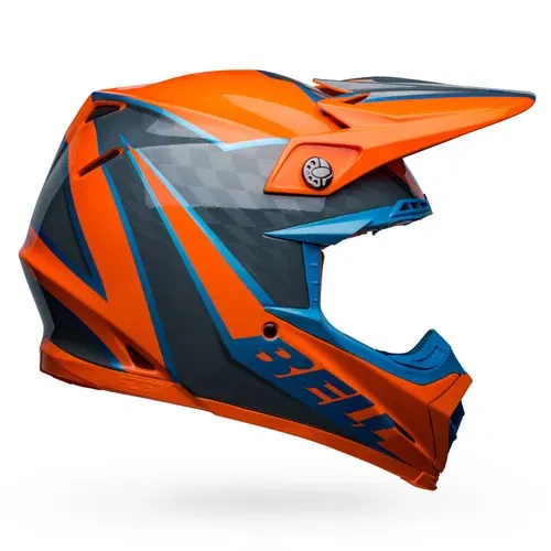 Bell Moto-9S Flex - Sprite Orange/Gray - Adult Medium - 7148443