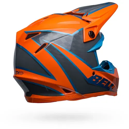 Bell Moto-9S Flex - Sprite Orange/Gray - Adult Medium - 7148443