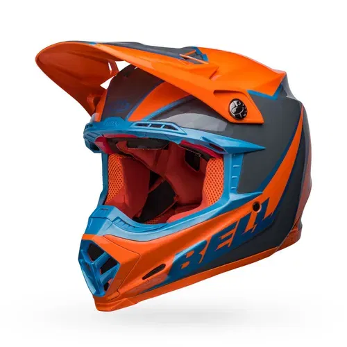 Bell Moto-9S Flex - Sprite Orange/Gray - Adult Medium - 7148443