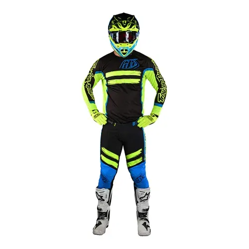 TROY LEE DESIGNS SE PRO JERSEY MARKER BLACK / YELLOW ADULT SIZES 30150802