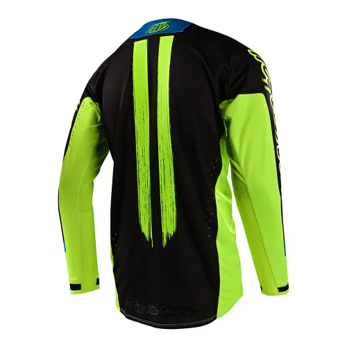 TROY LEE DESIGNS SE PRO JERSEY MARKER BLACK / YELLOW ADULT SIZES 30150802