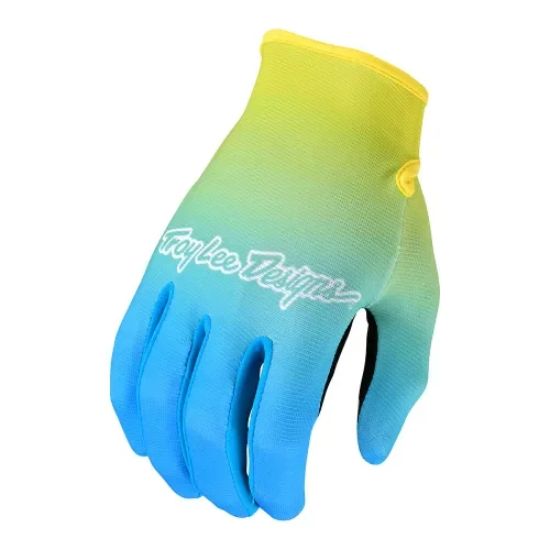 Troy Lee Designs Flowline Glove Faze (Blue/Yellow)