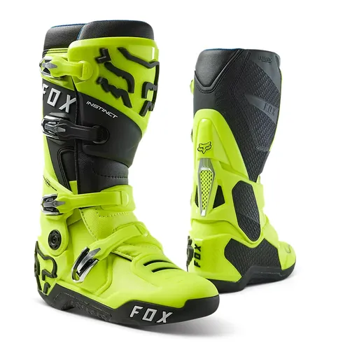 Fox Racing Instinct Boots (Fluorescent Yellow)
