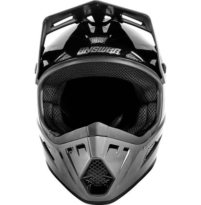ANSWER RACING AR3 VORTEX HELMET- BLACK/GRAVEL