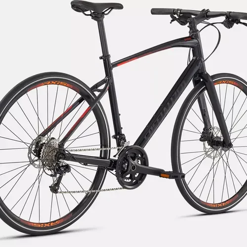 Specialized Bikes - SIRRUS 3.0, Medium, GLOSS CAST BLACK / ROCKET RED / SATIN BL