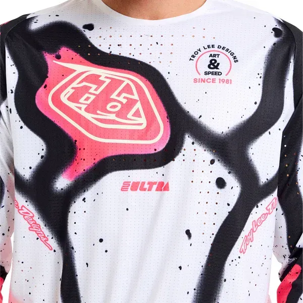 Troy Lee Designs SE Ultra Jersey - Membrane White/Infra Red