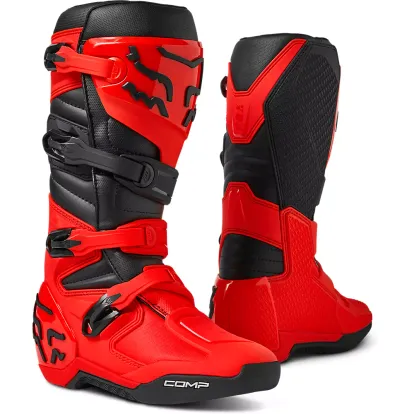 Fox Racing Comp Boots (Fluorescent Red) 28373-110-