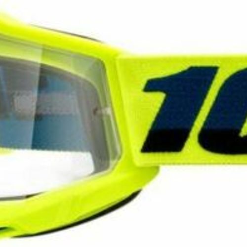 100% ACCURI 2 YOUTH FLUO YELLOW - CLEAR LENS