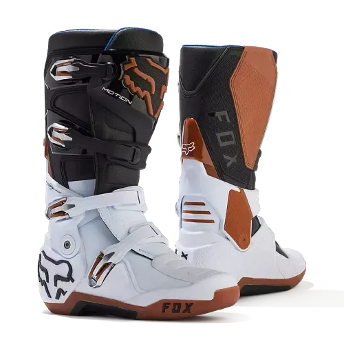 Fox Racing Motion Boots (Black/White/Gum)