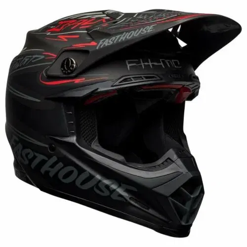 Bell Moto-9 Flex Day in the Dirt 21 Helmet - Black/Gray/Red - MEDIUM 7132147