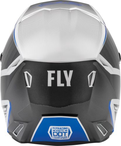 FLY RACING YOUTH KINETIC DRIFT HELMET - BLUE/CHARCOAL/WHITE 73-8641Y