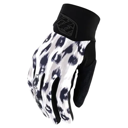 TROY LEE WOMENS LUXE GLOVE WILD CAT WHITE 44153300