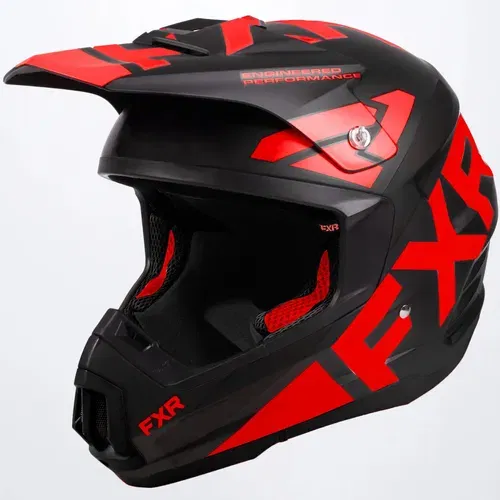 FXR Torque Team Helmet - Black/Red - 220620-1020-