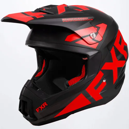 FXR Torque Team Helmet - Black/Red 220620-1020-