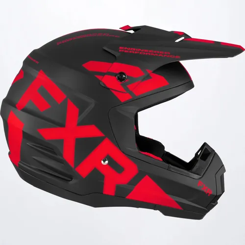 FXR Torque Team Helmet - Black/Red - 220620-1020-
