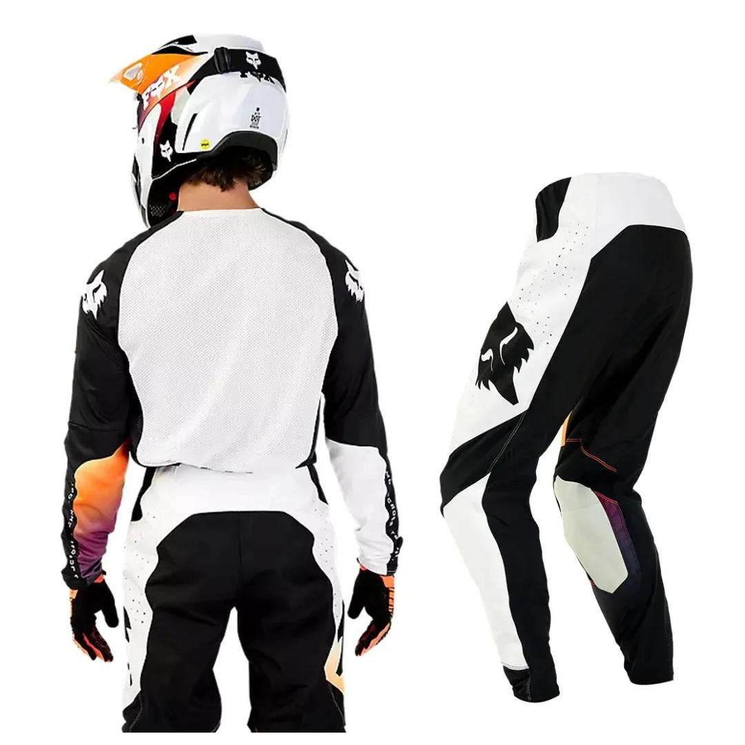 Fox Racing 360 Streak Jersey + Pant Set [White]