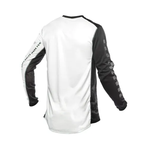 Fasthouse Grindhouse Haven Youth Jersey - White/Black - Youth Medium